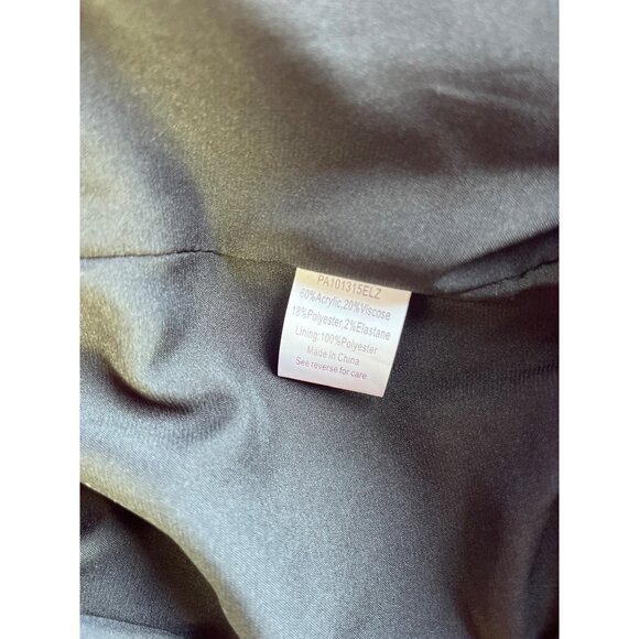 Parker Red & Black Floral Embroidered Zip-Up Jacket Womens Size M MSRP $352 - Picture 7 of 9